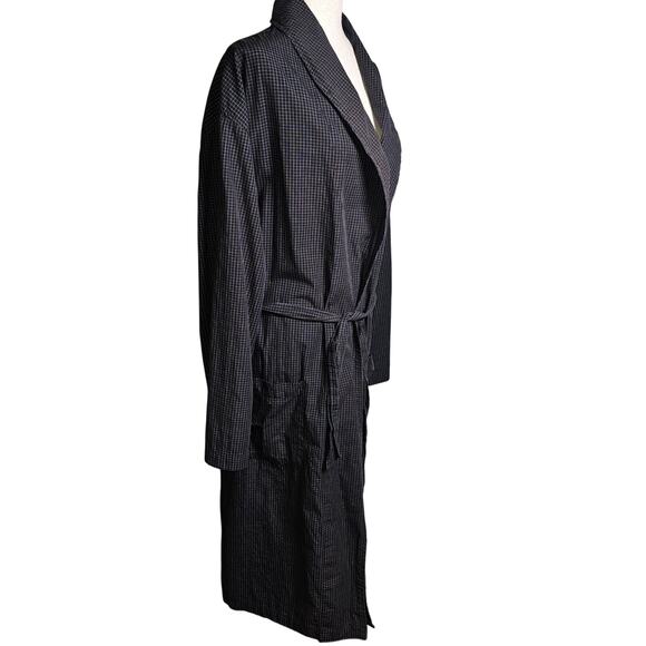 Mens Polo Ralph Lauren Black Check w/ Polo Horse Logo S/M 100% Cotton - Picture 2 of 9